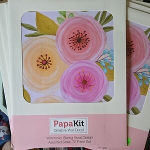 Brand New Papa Kit Creative Wall Decals 72 Piece Sets 10 Packs In Total
